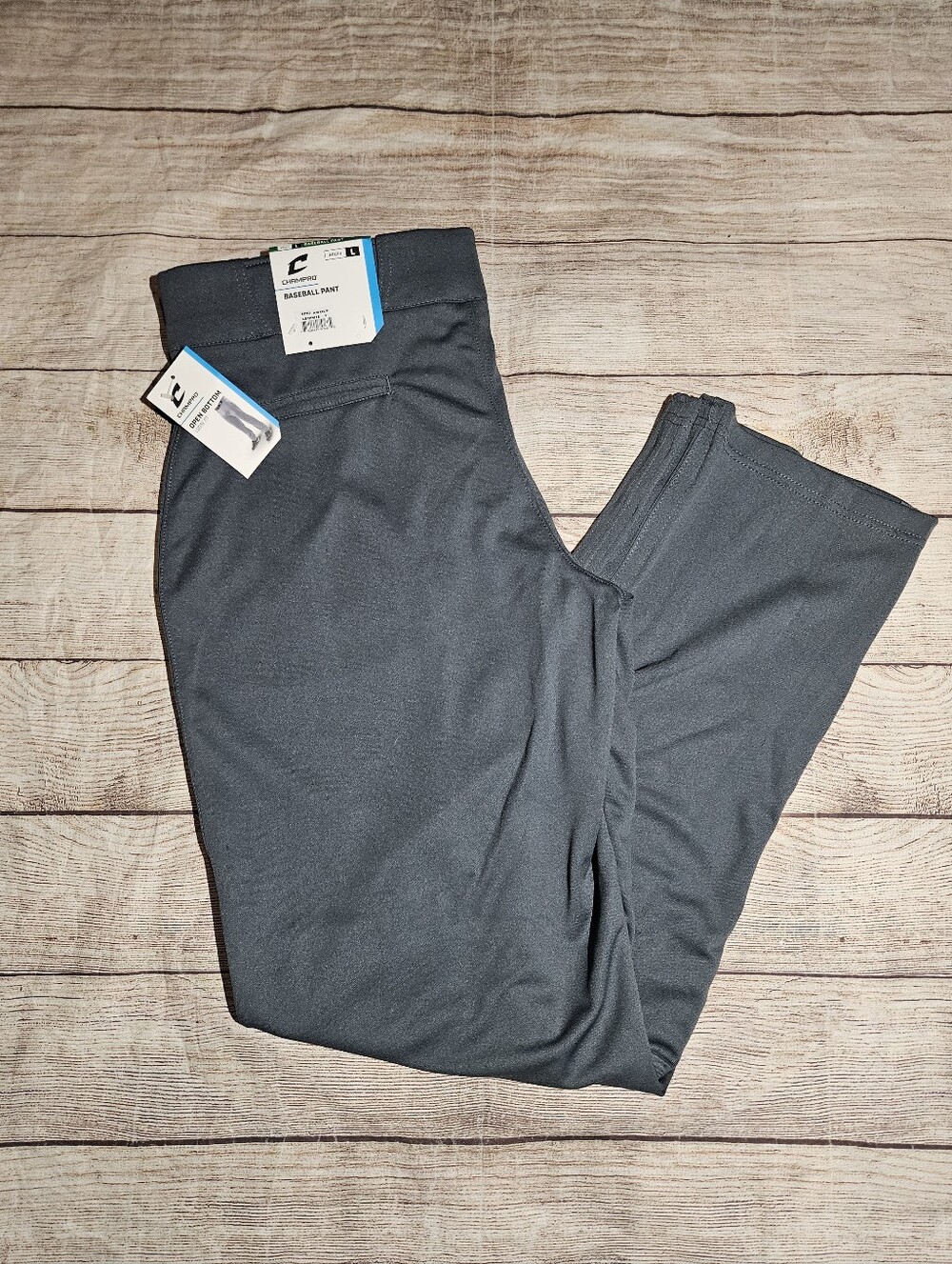 Champro Graphite gray Loose Fit Open Bottom baseball pants